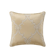 J. Queen New York Decorative Coordinate Pillows Sondra 20" Square Embellished Decorative Throw Pillow