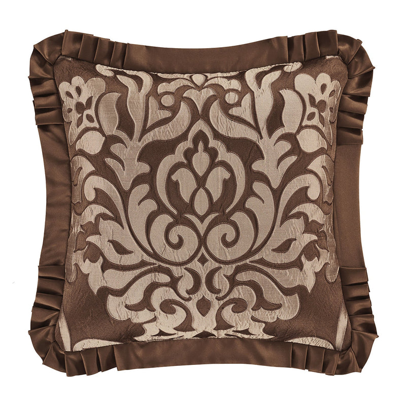 Surano 20" Square Embellished Decorative Throw Pillow