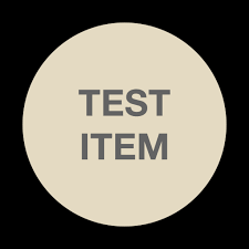 TEST Unclassified TEST ITEM 2