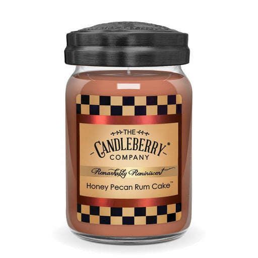 The Candleberry® Candle Company Large Jar Candle Honey Pecan Rum Cake™, Large Jar Candle (Collective)