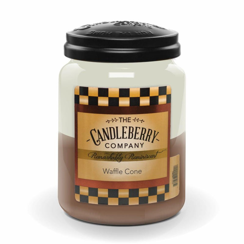 The Candleberry® Candle Company Large Jar Candle Waffle Cone™, Large Jar Candle (Collective)
