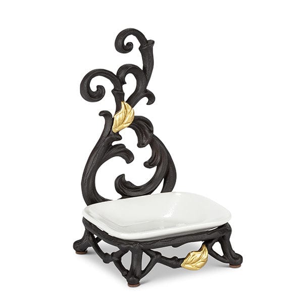 The GG Collection Bath Spoon Rest - Gold Leaf