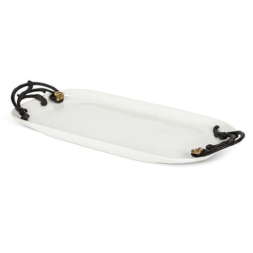 The GG Collection Ceramic and Metal Tray