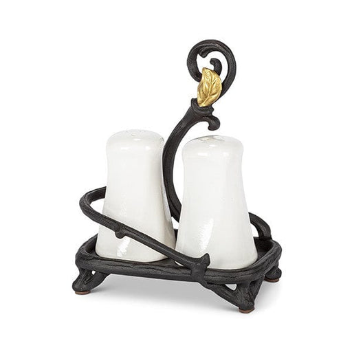 The GG Collection GL Salt & Pepper Shakers with Holder