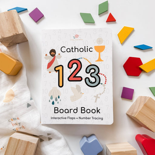 The Little Rose Shop Religious Items Catholic 123 Board Book
