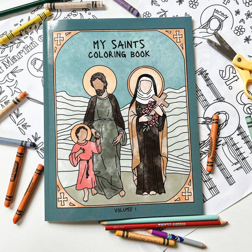 The Little Rose Shop Religious Items Catholic Coloring Books: My Saints Coloring Book