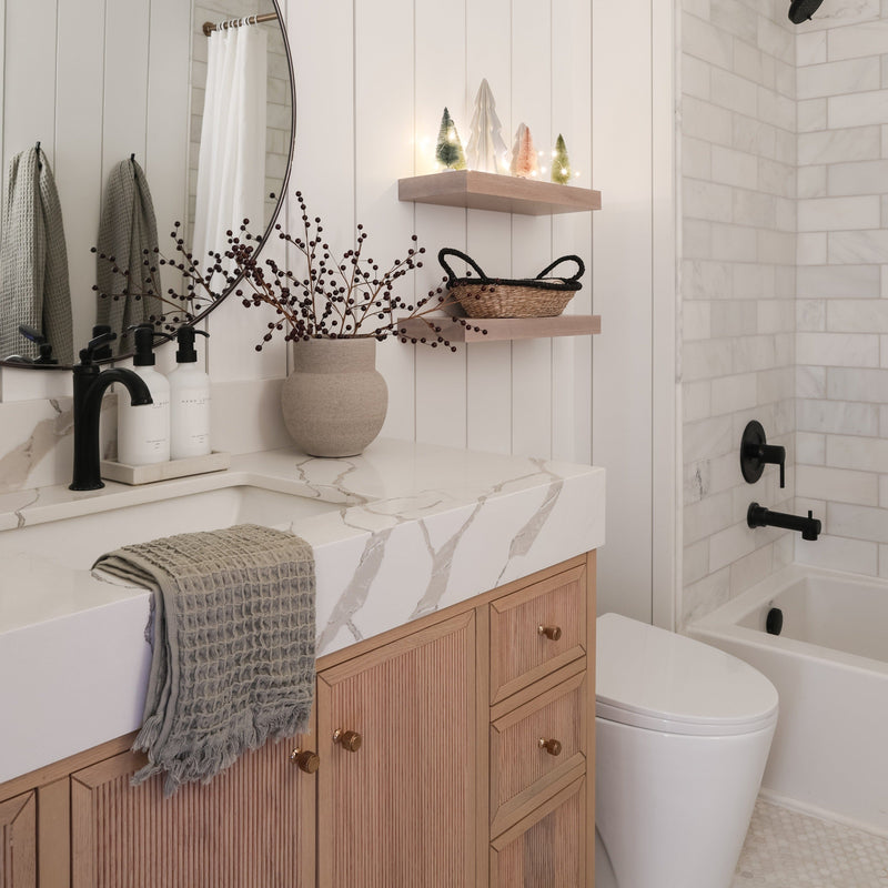 The Loomia Bath Towels & Washcloths Heena Waffle Weave Hand and Kitchen Towel