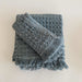 The Loomia Bath Towels & Washcloths Linda Stonewashed Waffle Towel