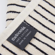 The Loomia Bath Towels & Washcloths Melika Turkish Cotton Striped Terry Towel