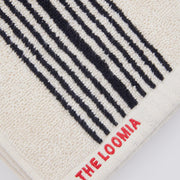 The Loomia Bath Towels & Washcloths Melika Turkish Cotton Striped Terry Towel