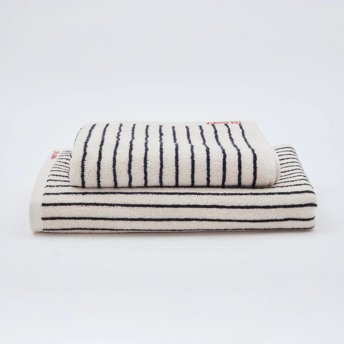 The Loomia Bath Towels & Washcloths Melika Turkish Cotton Striped Terry Towel