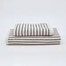 The Loomia Bath Towels & Washcloths Melika Turkish Cotton Striped Terry Towel