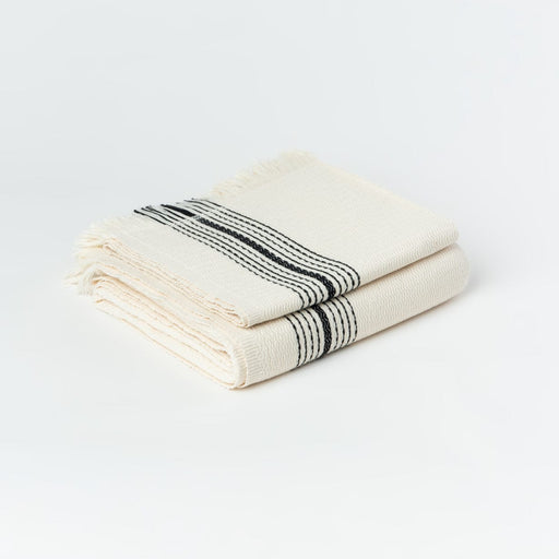 The Loomia Bath Towels & Washcloths Zebrine Cotton Bath Towels