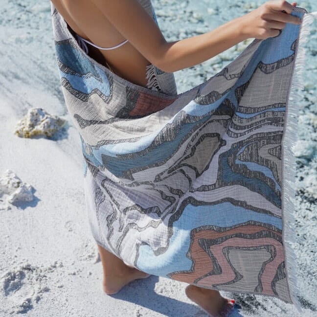 The Loomia Beach Towel Mai Turkish Beach Towel