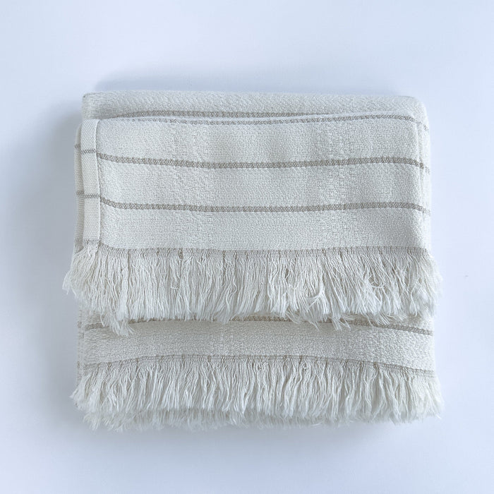 The Loomia Hand and Kitchen Towels Deniz Bamboo-Cotton Hand and Kitchen Towel