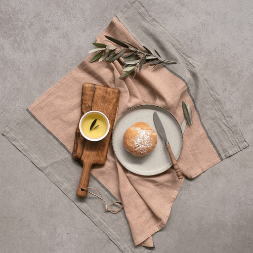 The Loomia Hand and Kitchen Towels Lalos Linen And Cotton Kitchen Towel