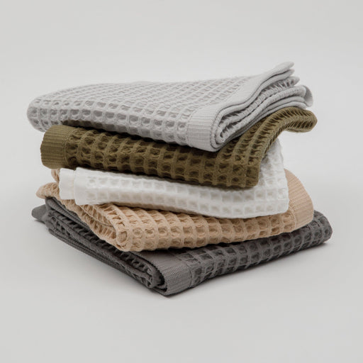 The Loomia Hand and Kitchen Towels Olivia Waffle Weave Hand And Kitchen Towels