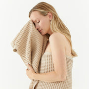 The Loomia Hand and Kitchen Towels Olivia Waffle Weave Hand And Kitchen Towels