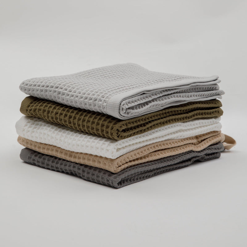 The Loomia Hand and Kitchen Towels Olivia Waffle Weave Hand And Kitchen Towels