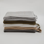 The Loomia Hand and Kitchen Towels Olivia Waffle Weave Hand And Kitchen Towels
