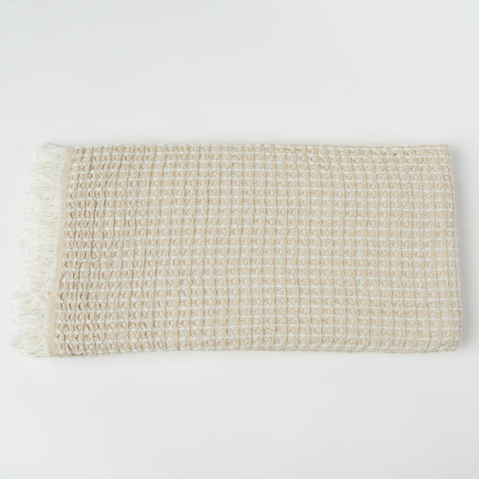 The Loomia kitchen and hand towels Isla Waffle Weave 100% Cotton Turkish Hand and Kitchen Towel