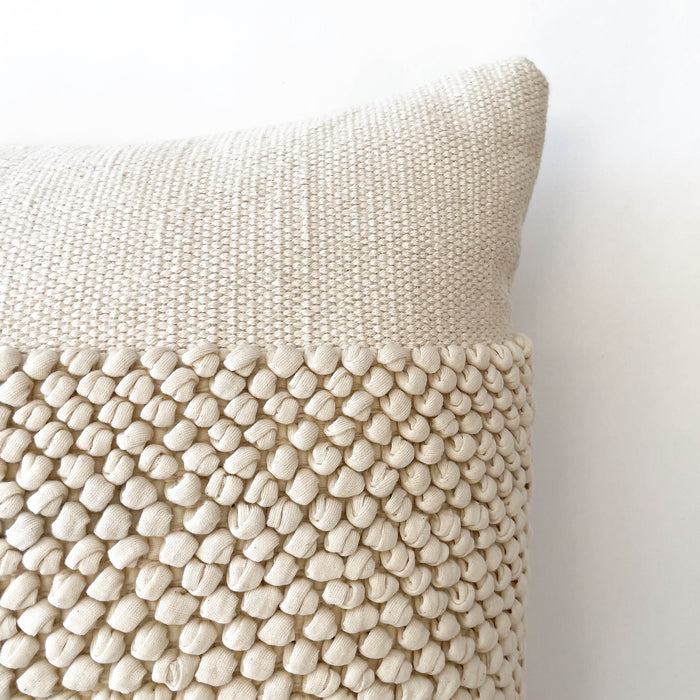 The Loomia Pillow Kelly Handwoven Pillow