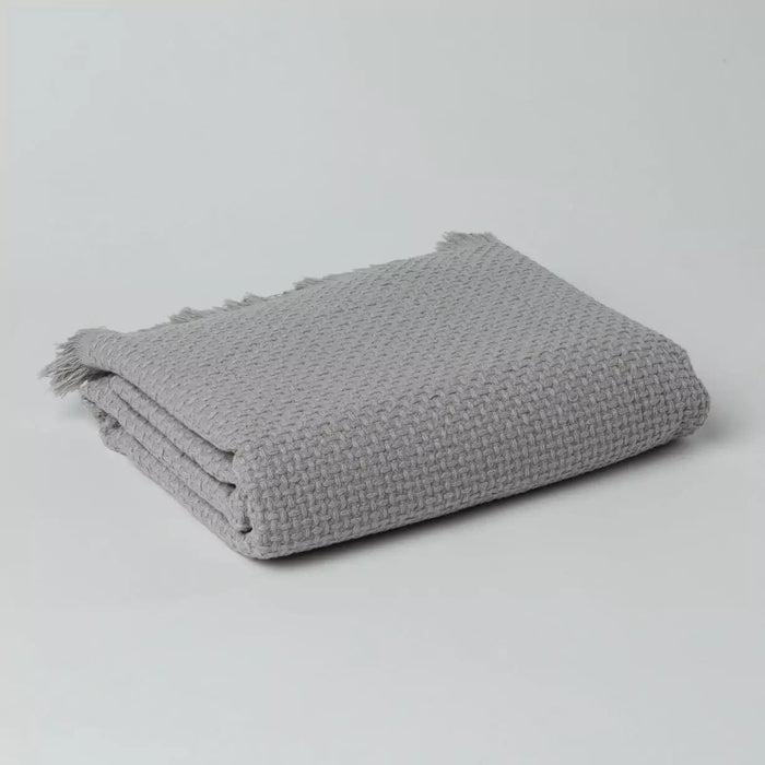 The Loomia Throw Blanket Arya | Stonewashed 100% Cotton Throw Blanket