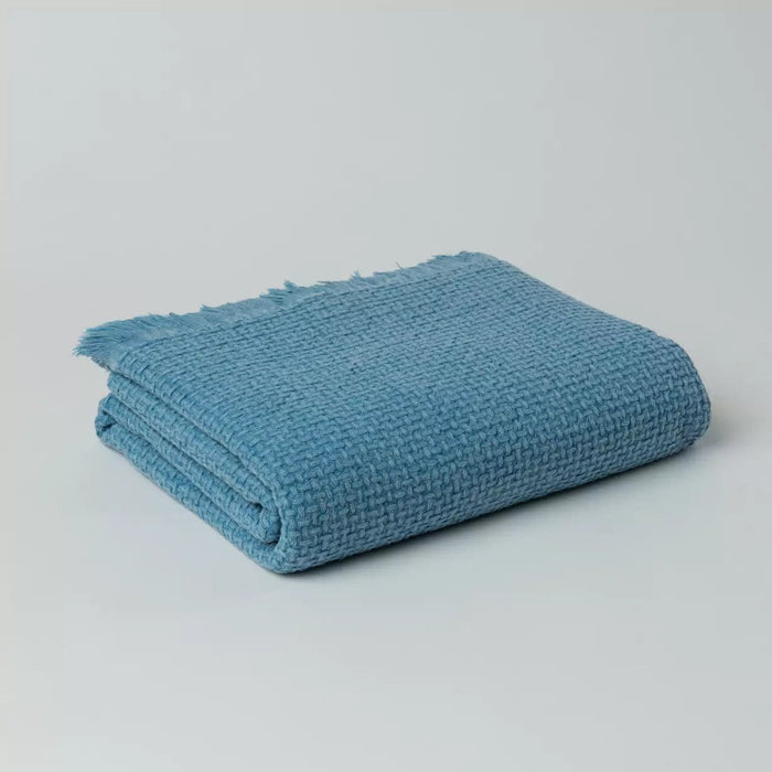 The Loomia Throw Blanket Arya | Stonewashed 100% Cotton Throw Blanket