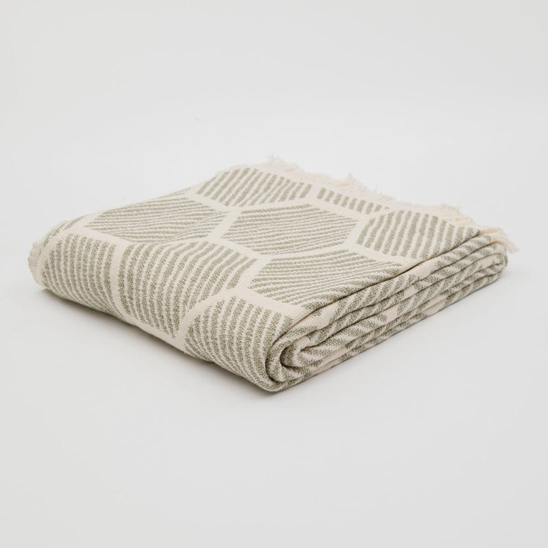 The Loomia Throw Blanket Honeycomb Throw Blanket