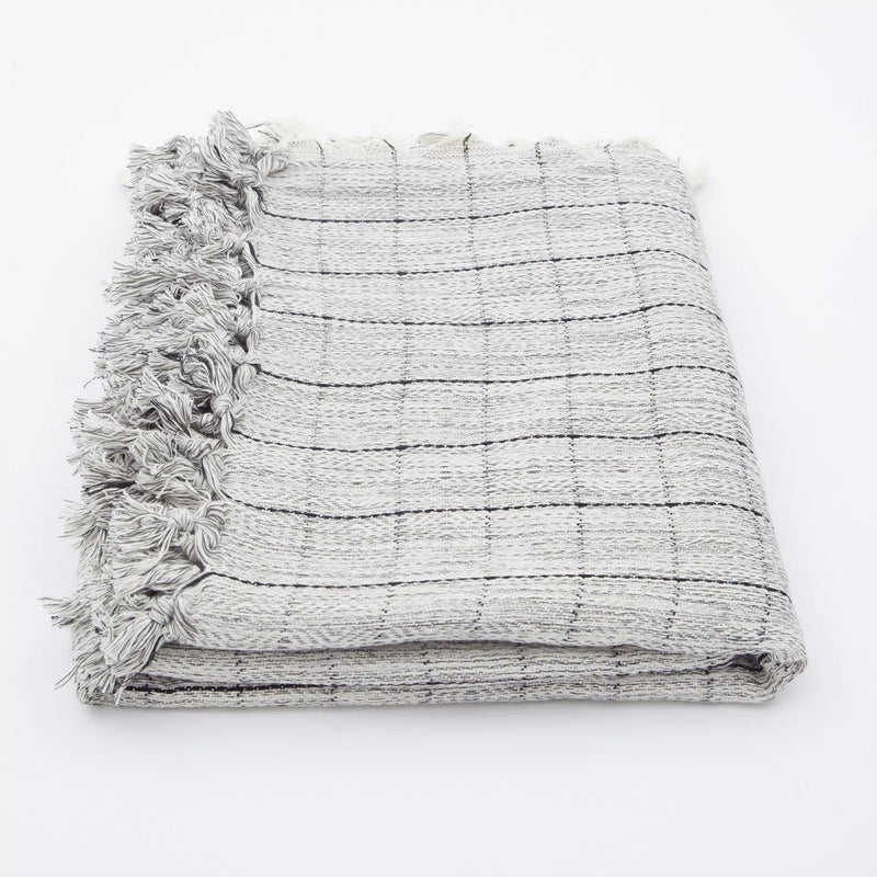The Loomia Throw Blanket Naz | 100% Turkish Cotton XL Throw Blanket
