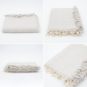 The Loomia Throw Blanket Naz | 100% Turkish Cotton XL Throw Blanket
