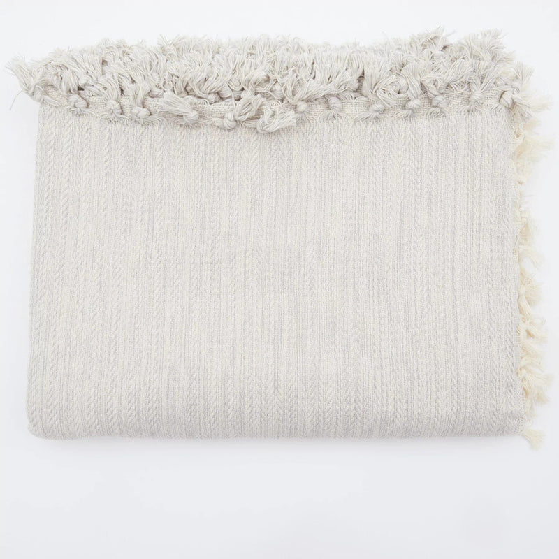 The Loomia Throw Blanket Naz | 100% Turkish Cotton XL Throw Blanket