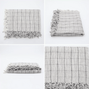 The Loomia Throw Blanket Naz | 100% Turkish Cotton XL Throw Blanket