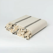 The Loomia Throw Blanket Sophie | Farmhouse Home Decor Turkish Cotton Throw Bed Blanket