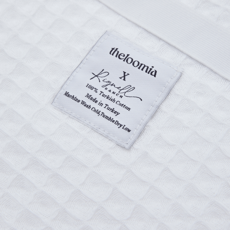 The Loomia Towel The Raftyn Waffle Weave Hair Towel