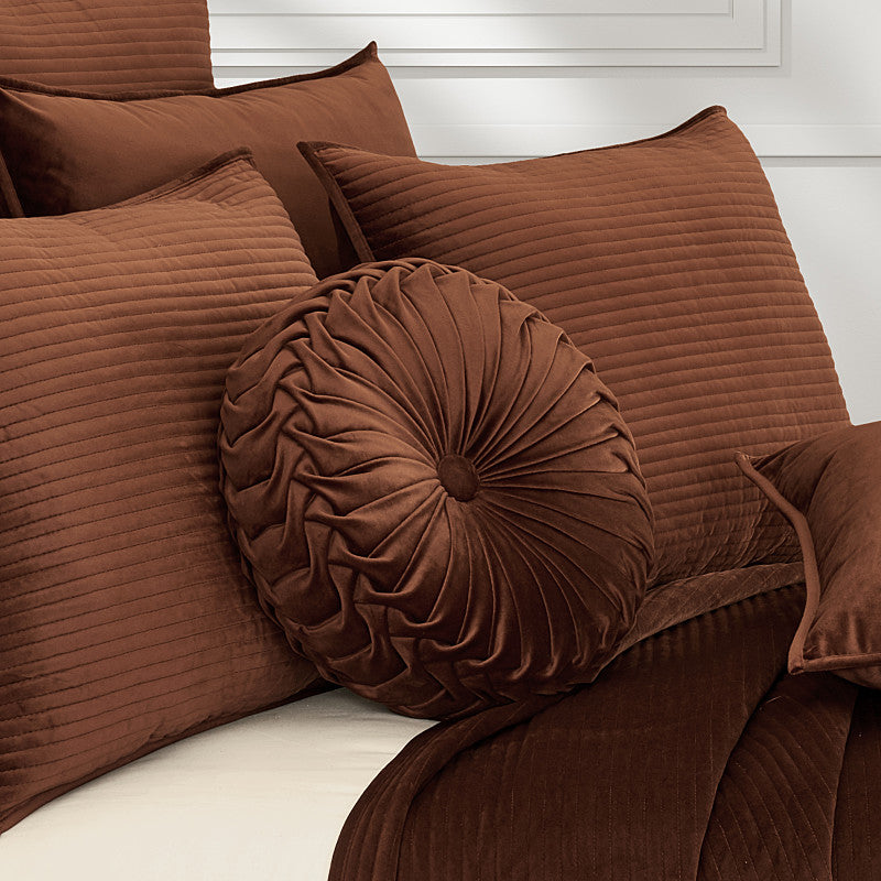 Townsend Tufted Round Decorative Throw Pillow