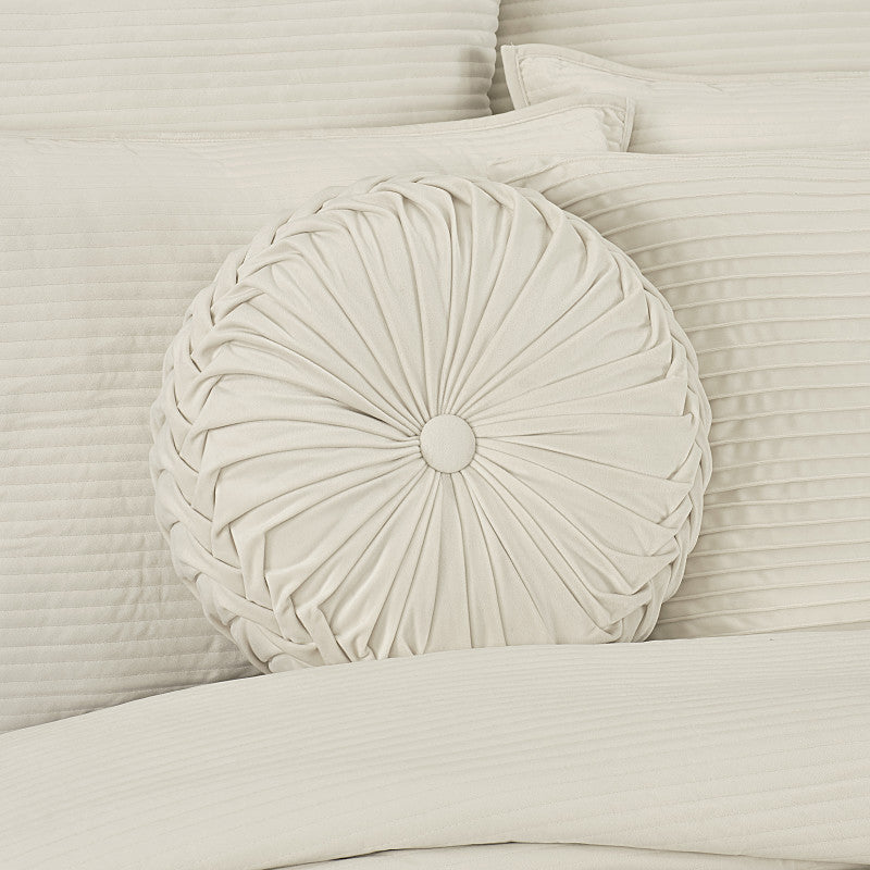 Townsend Tufted Round Decorative Throw Pillow