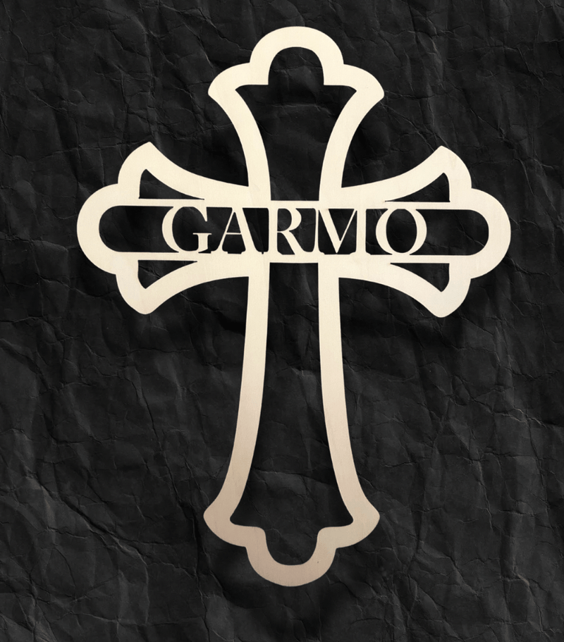 Treasured Accents Religious Items Custom Name Wooden Cross