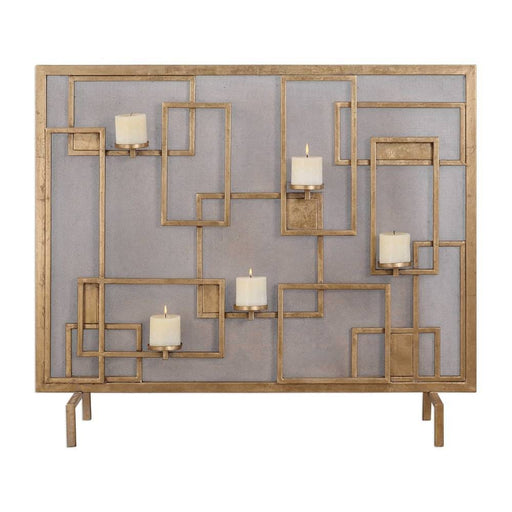 Uttermost Mara Fireplace Screen Candleholder
