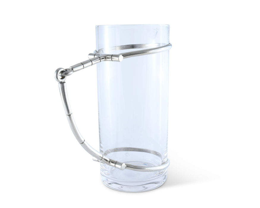 Vagabond House Equestrian Horse Bit Glass Pitcher