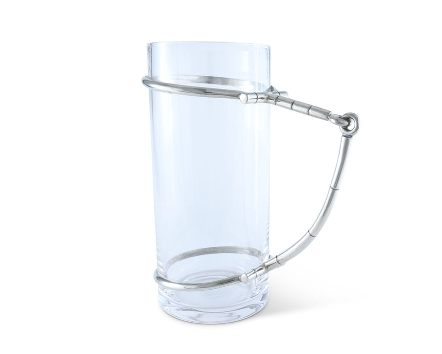 Horse Bit Glass Pitcher