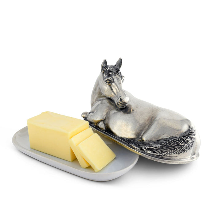 Horse Butter Dish