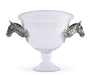 Vagabond House Equestrian Horse Head Glass Ice Tub