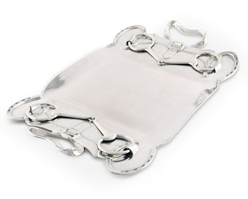 Vagabond House Equestrian Horseshoe & Bit Serving Tray