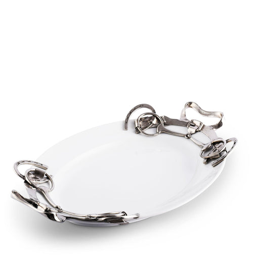 Vagabond House Equestrian Horseshoe & Bit Tray - Large