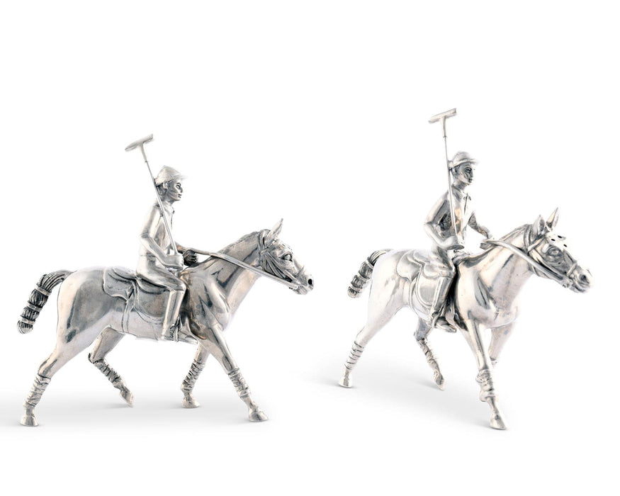 Pewter Polo Player Salt & Pepper Set