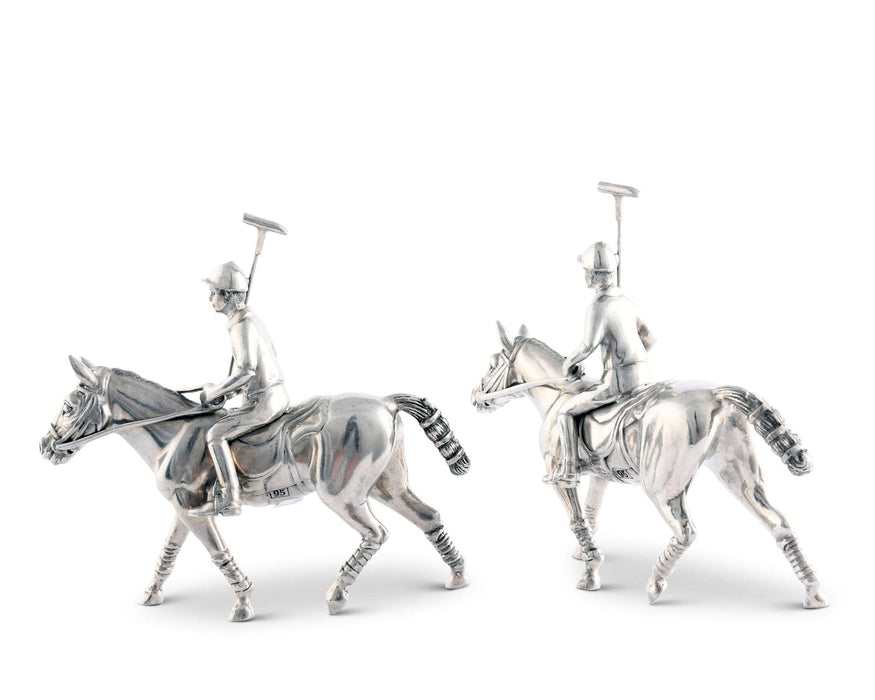 Pewter Polo Player Salt & Pepper Set