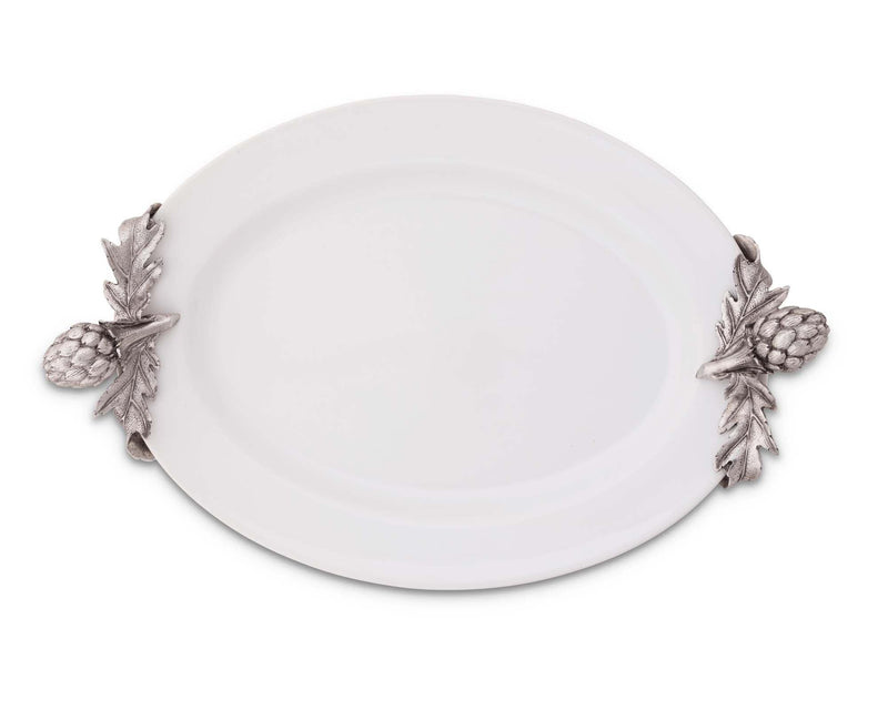 Vagabond House Farmer's Market Artichoke Stoneware Deep Tray