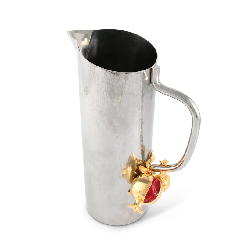 Vagabond House Farmer's Market Gold Pomegranate Stainless Steel Pitcher