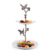 Vagabond House Garden Friends Butterfly Dessert Stand